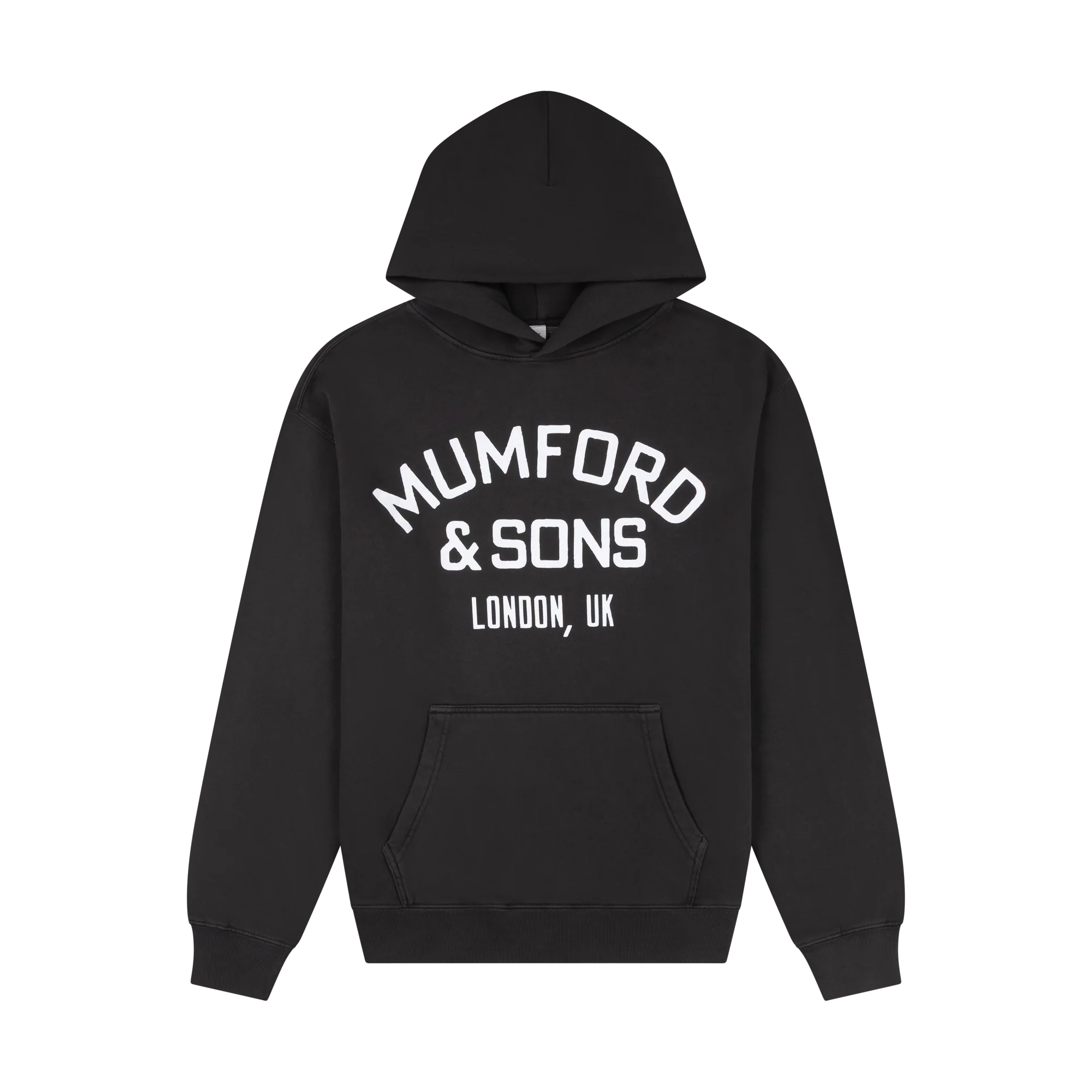 Black Vintage Logo Hoodie