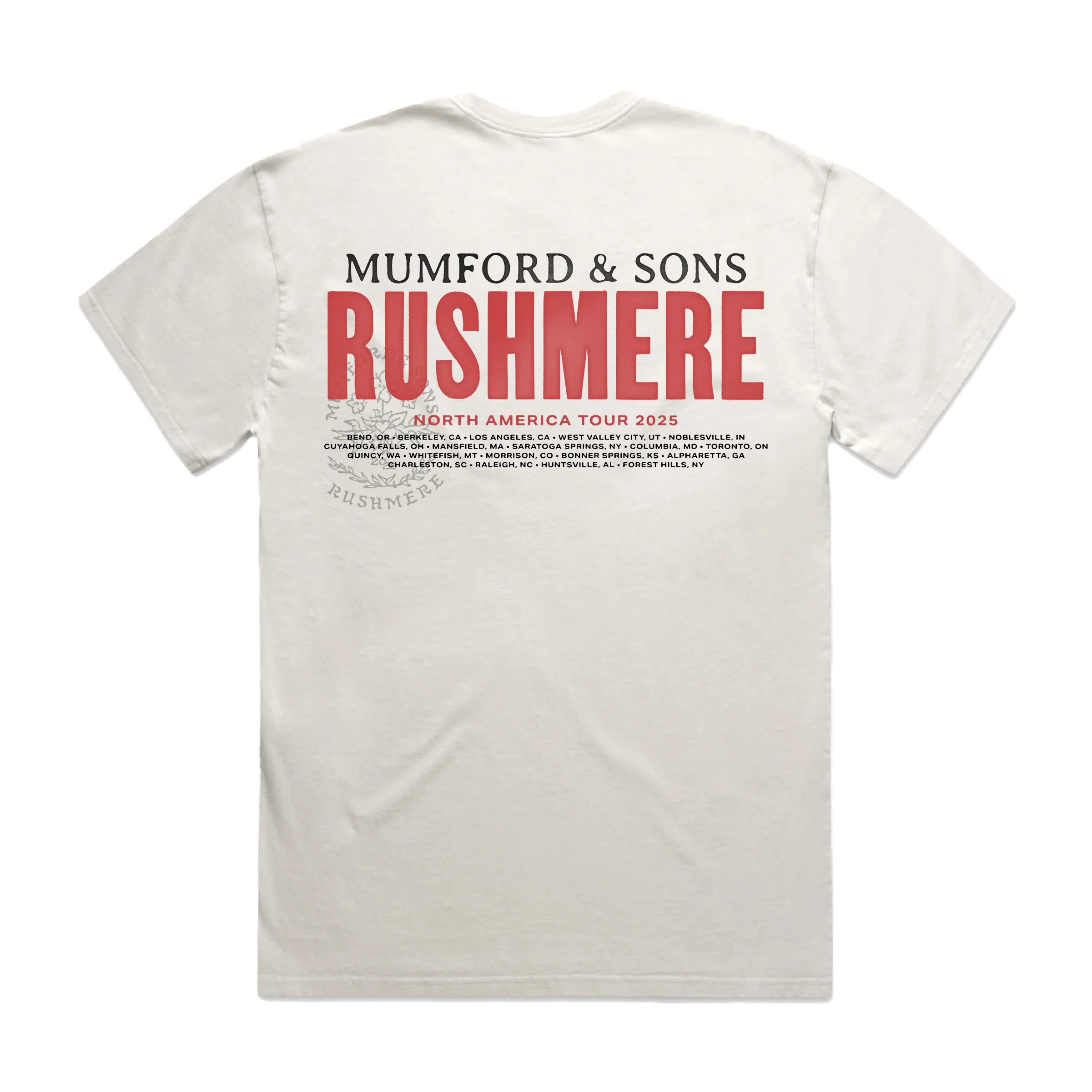Bone Stamp Print North America Tour T-Shirt - Image 2