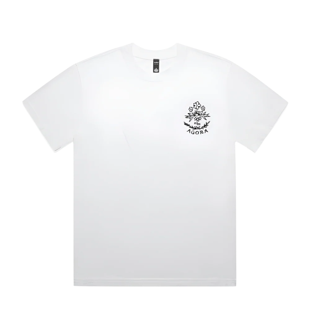 White Thank You For Being Here T-Shirt (Censored) - Image 2
