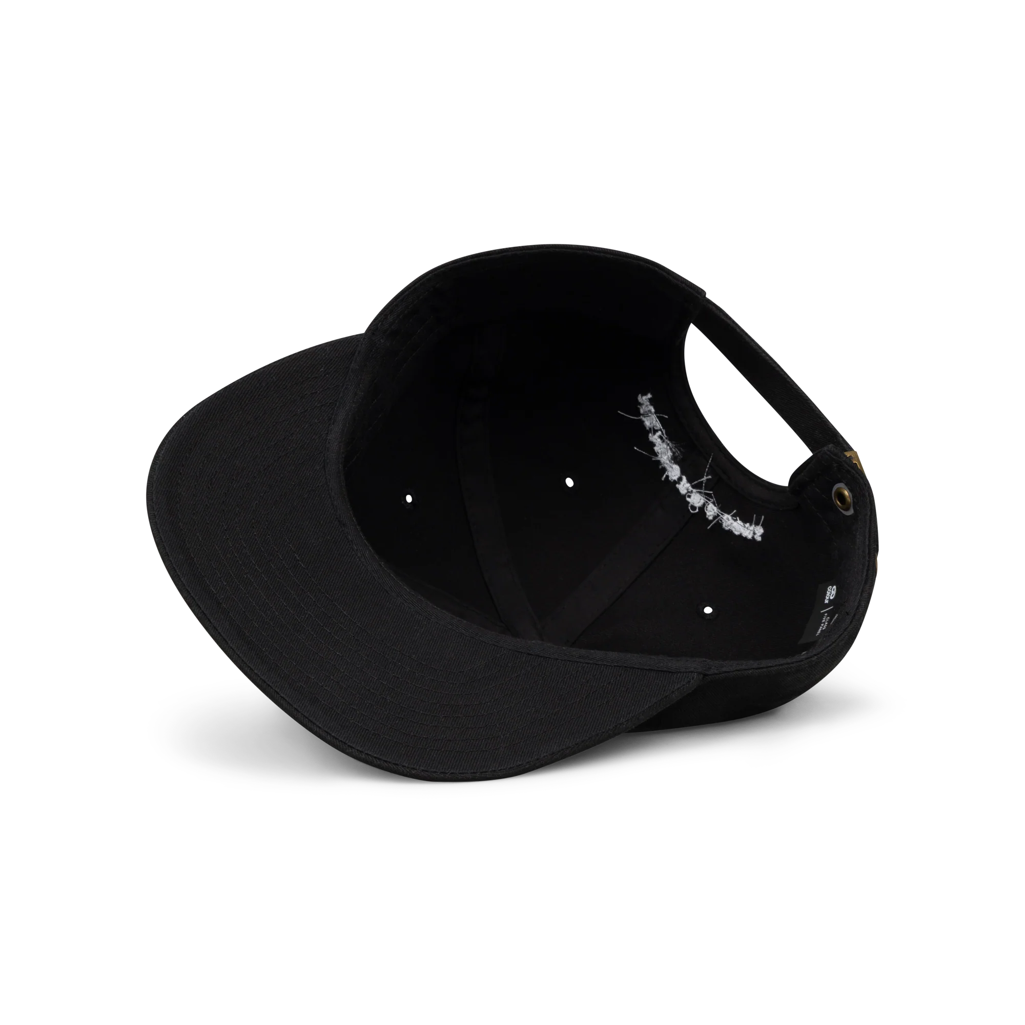 Grey / Black Embroidered Wings Cap - Image 4
