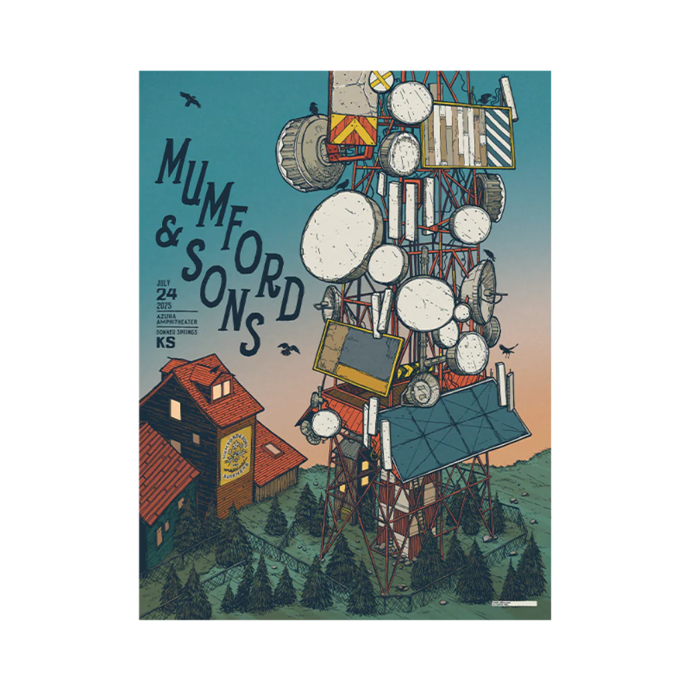 North America Tour 2025 Bonner Springs Screenprint