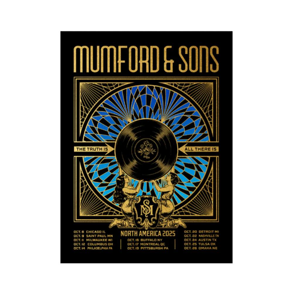 North America Tour 2025 Screenprint