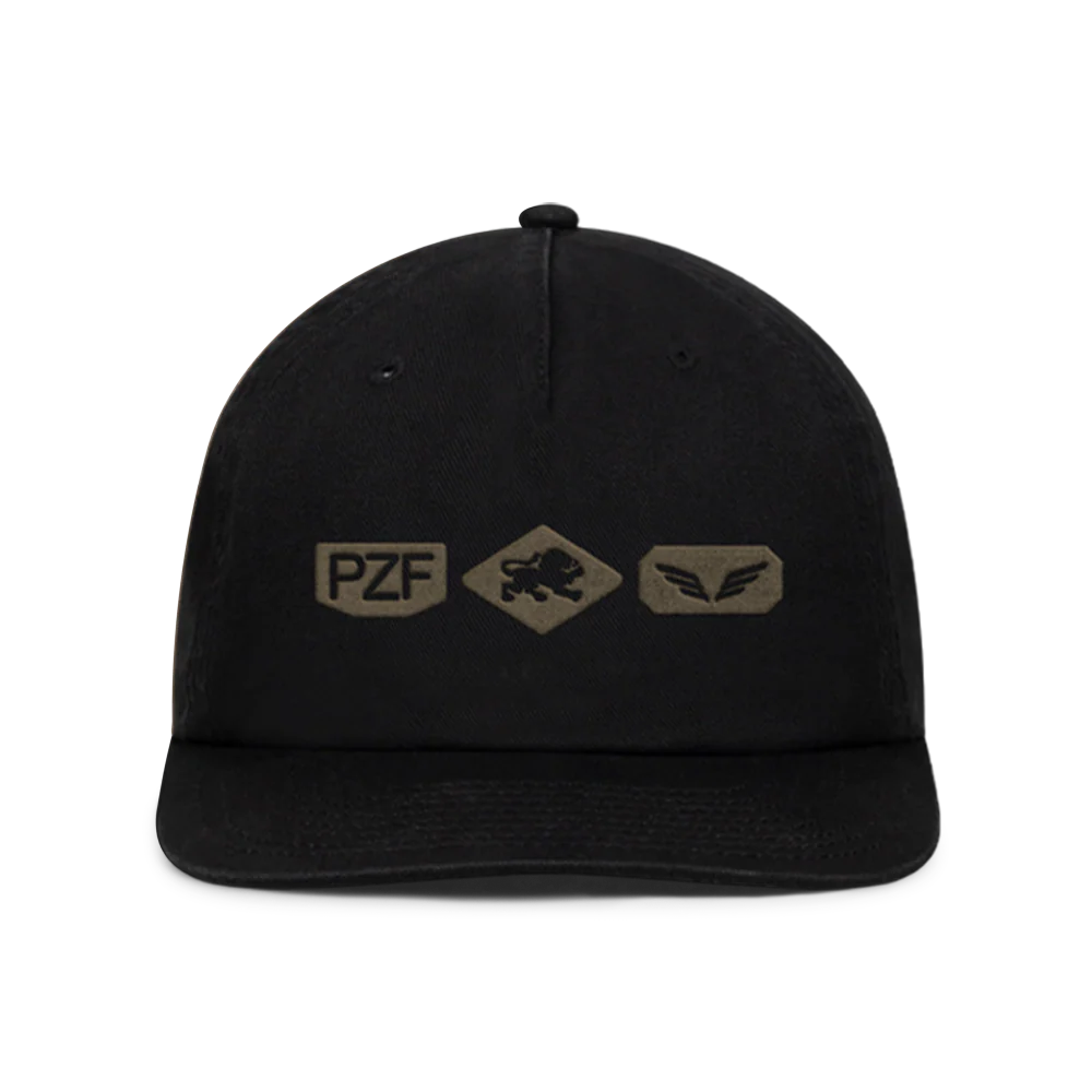 Prizefighter Black Embroidered Cap