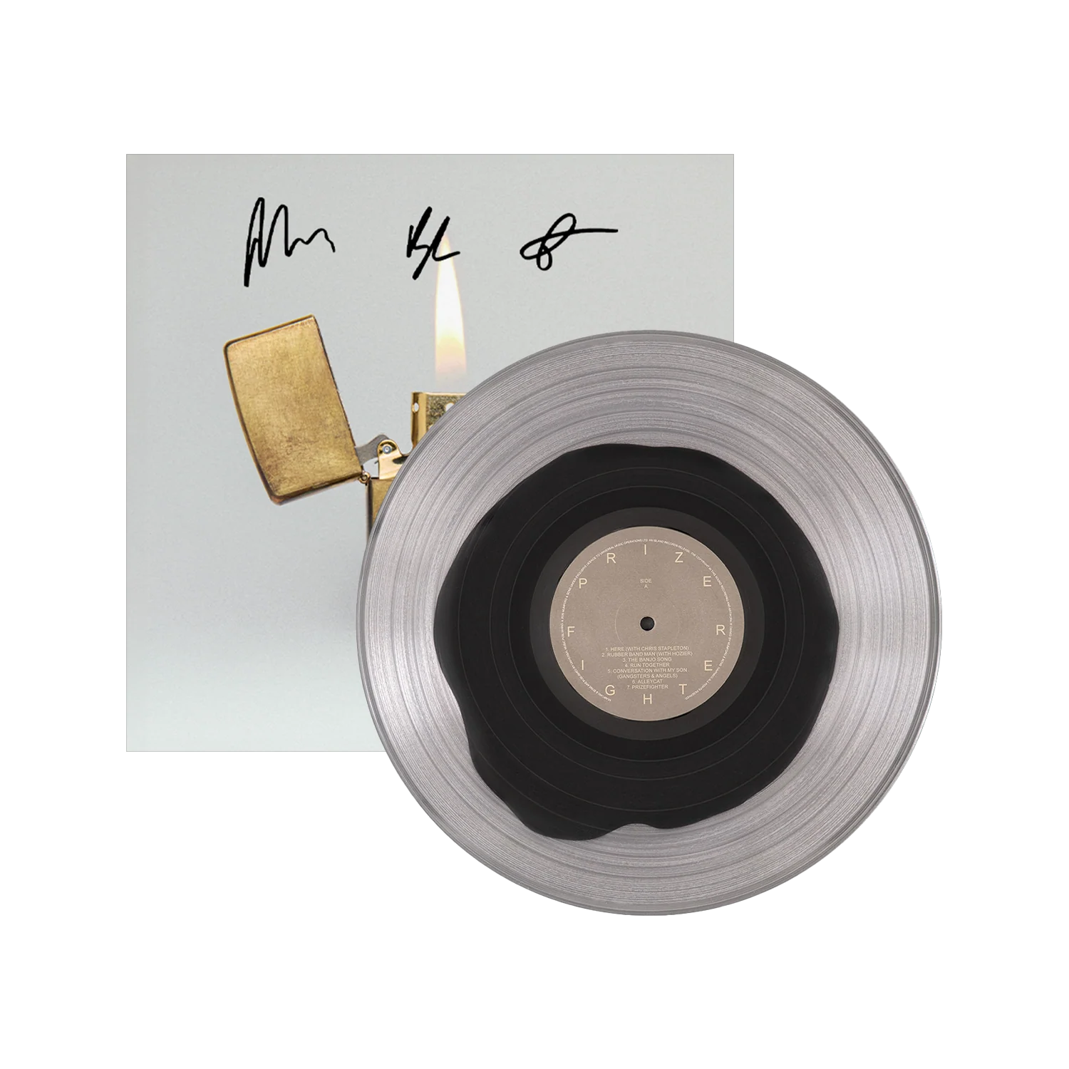 Prizefighter: Clover Black On Clear Signed Vinyl